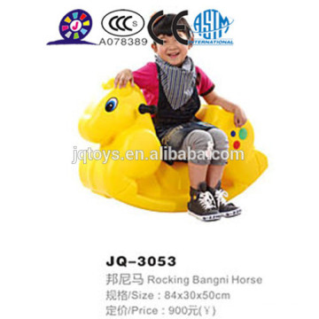 JQ3053 Hotsale Plastic Kids que balancea el juguete del animal del caballo del bangni